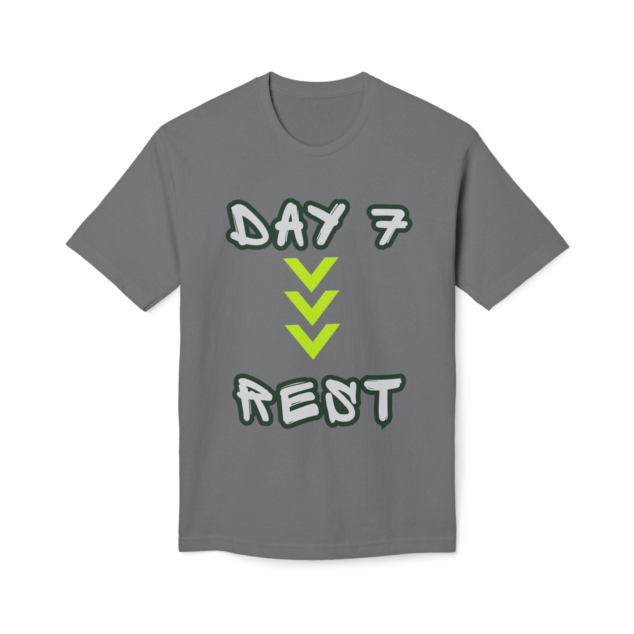 Day 7 Rest T-Shirt — Genesis 2:2 Faith & Sabbath Shirt