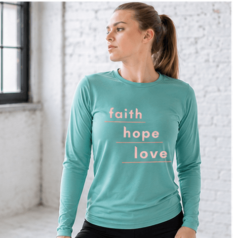 Faith Hope & Love - Long Sleeve T-Shirt