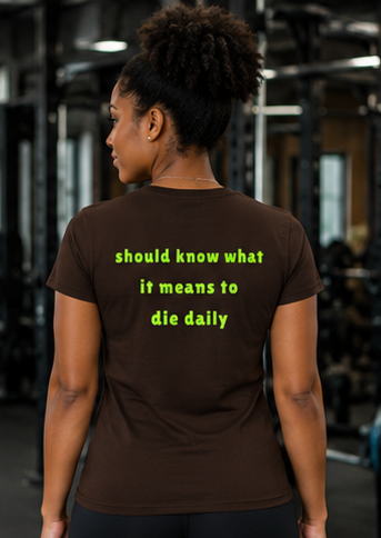 Christian workout t-shirt