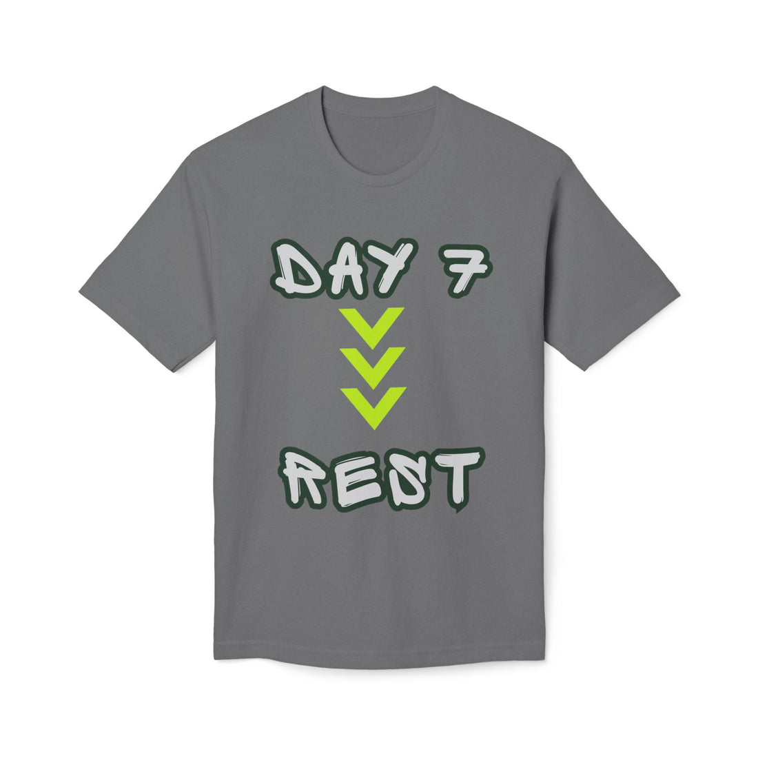 Day 7 Rest T-Shirt — Genesis 2:2 Faith &amp; Sabbath Shirt