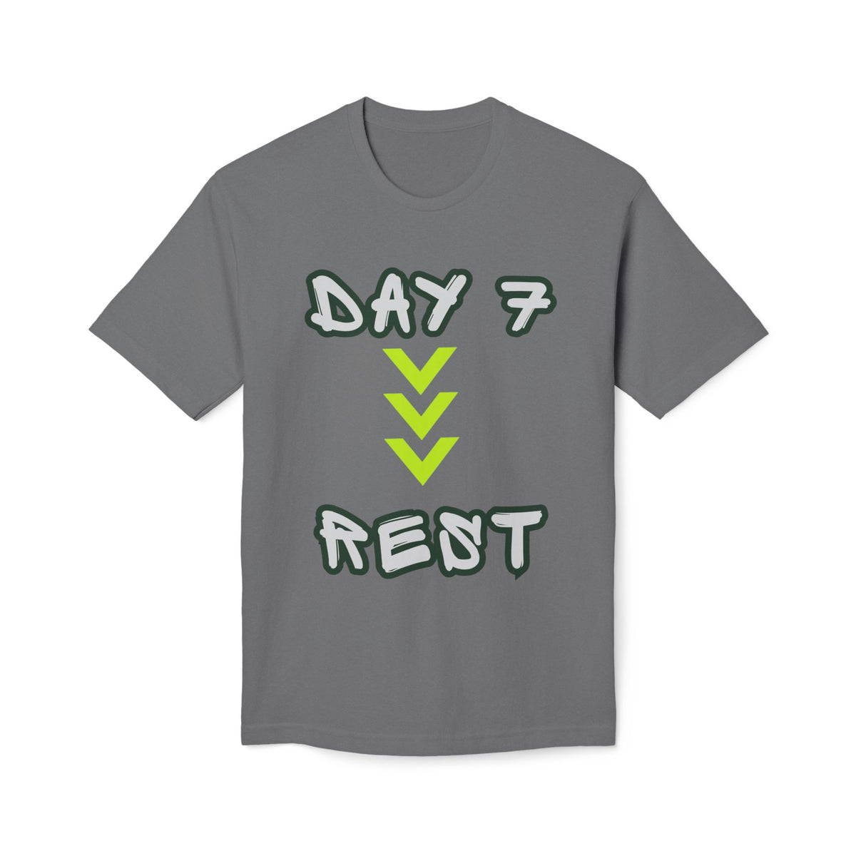 Day 7 Rest T-Shirt — Genesis 2:2 Faith &amp; Sabbath Shirt