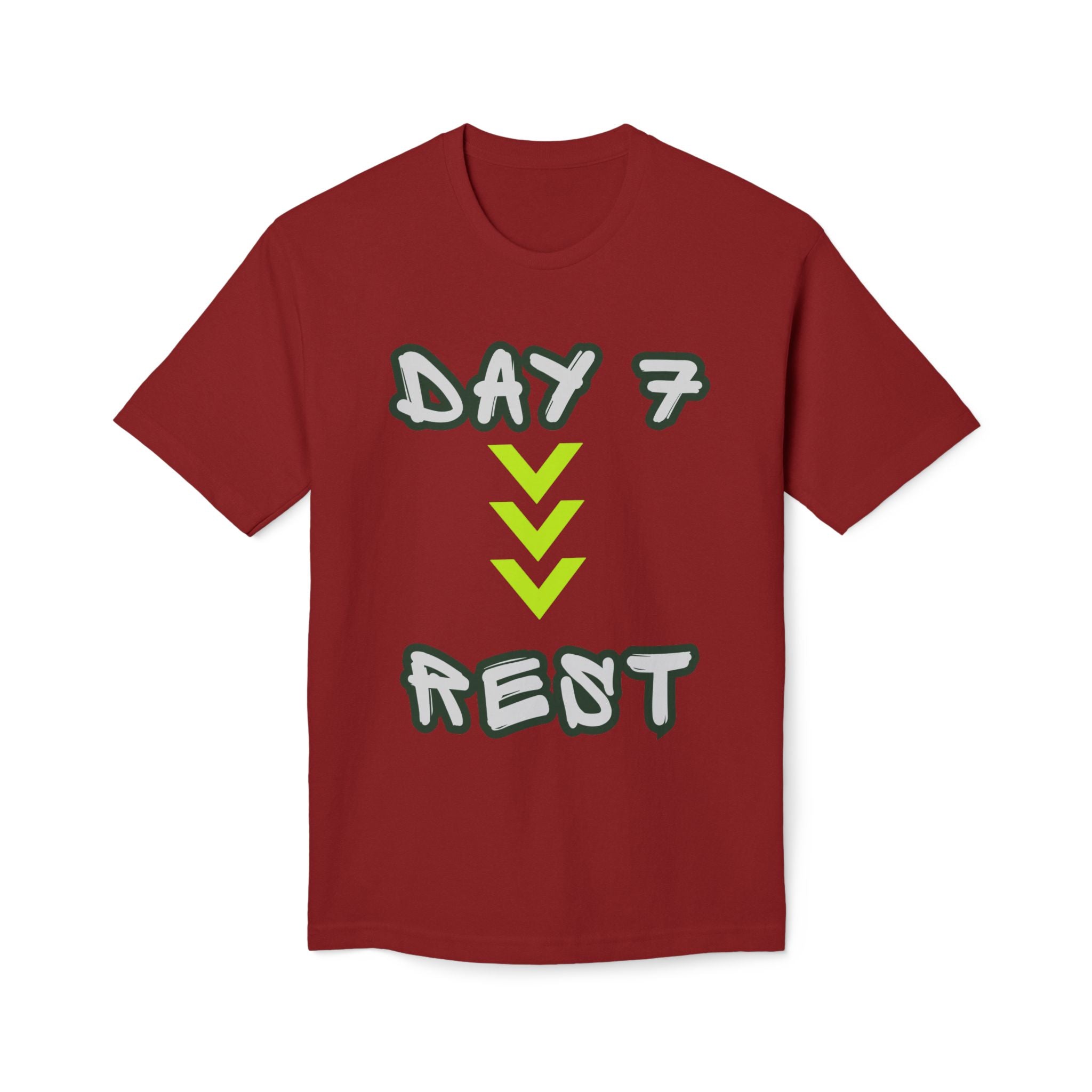 Day 7 Rest T-Shirt — Genesis 2:2 Faith &amp; Sabbath Shirt