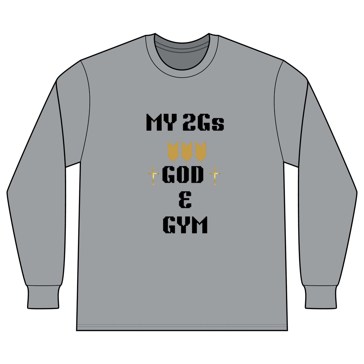 Faith and Fitness Long Sleeve T-shirt