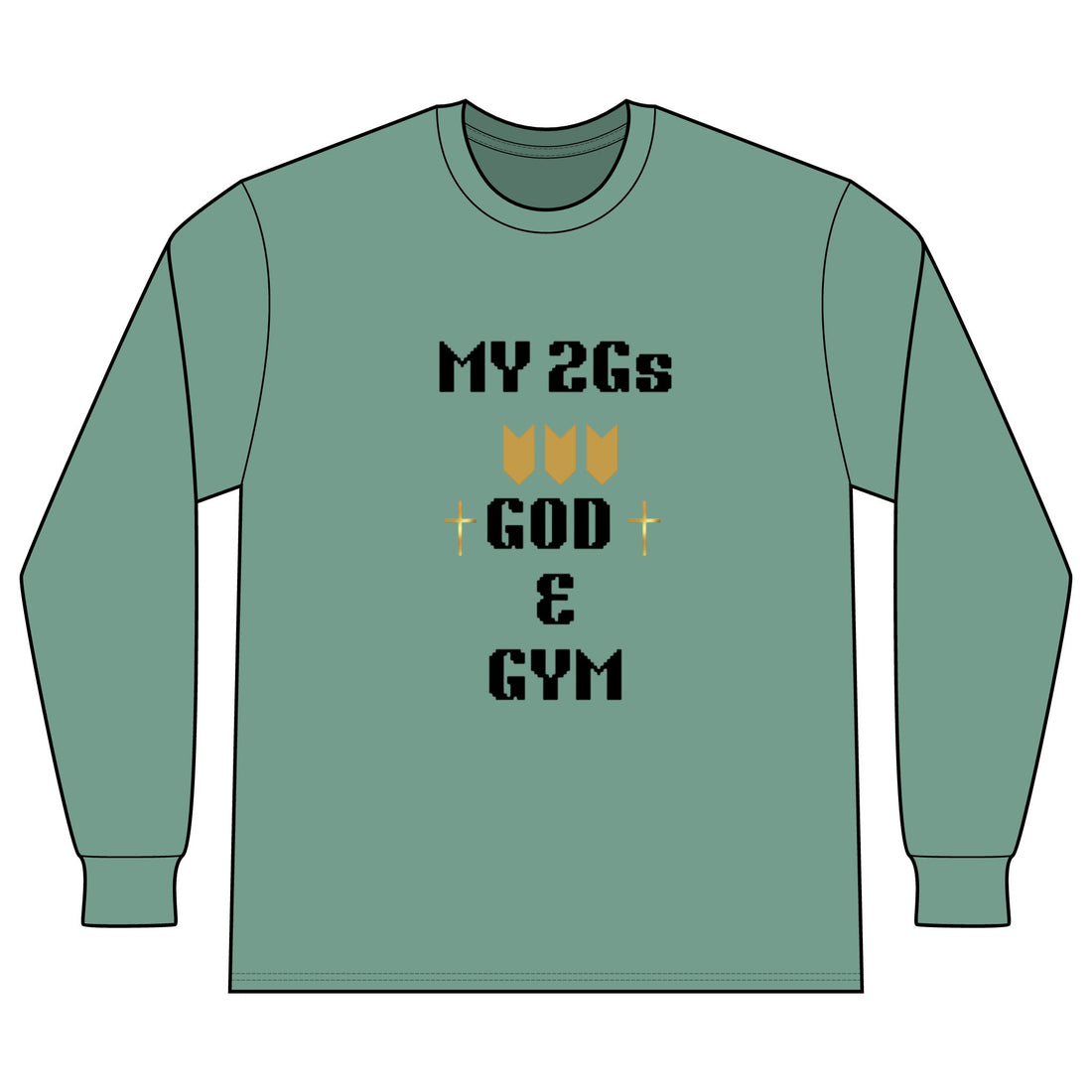 Faith and Fitness Long Sleeve T-shirt