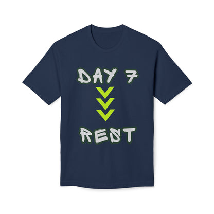 Day 7 Rest T-Shirt — Genesis 2:2 Faith &amp; Sabbath Shirt