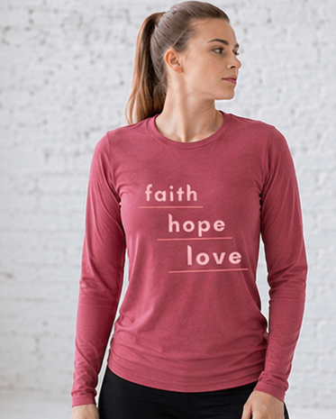 Faith Hope &amp; Love - Long Sleeve T-Shirt 
