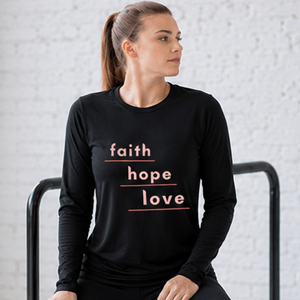 Faith Hope &amp; Love - Long Sleeve T-Shirt 