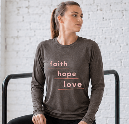 Faith Hope &amp; Love - Long Sleeve T-Shirt 
