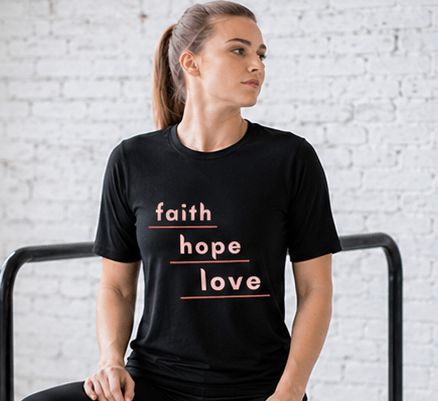 Faith Hope Love T-Shirt  