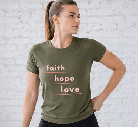 Faith Hope Love T-Shirt  