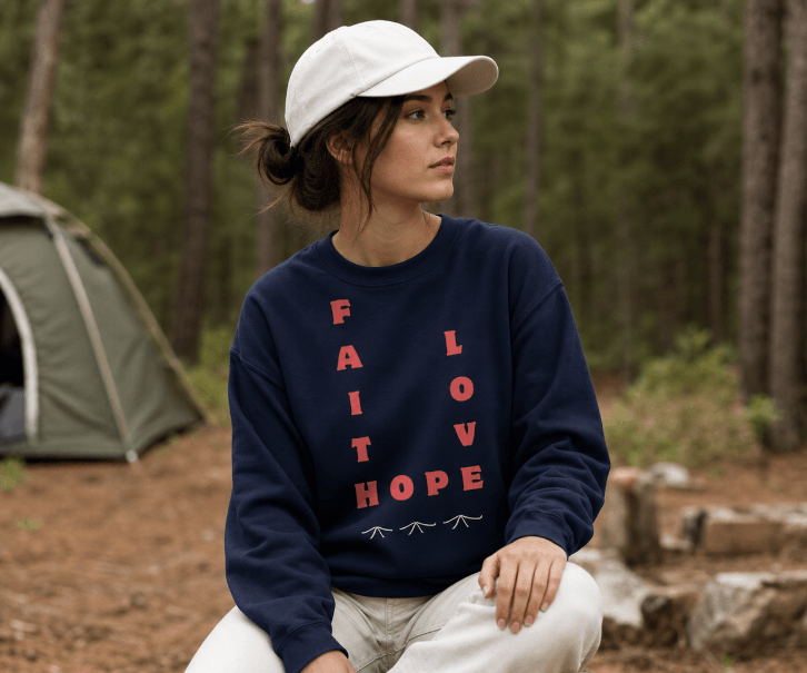 Christian faith sweatshirt