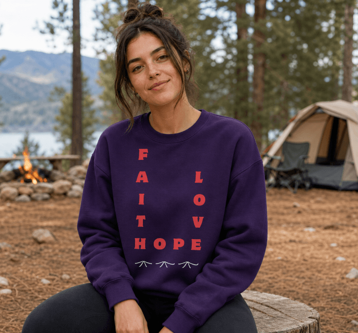 Christian faith sweatshirt