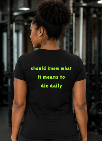 Christian workout t-shirt
