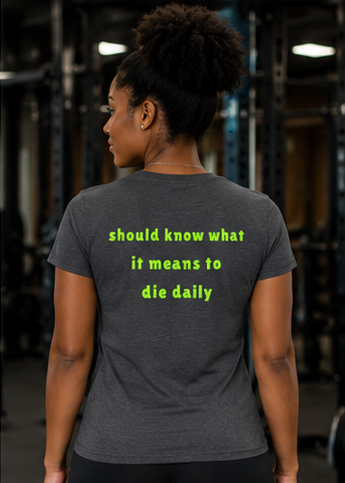 Christian workout t-shirt