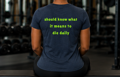 Christian workout t-shirt