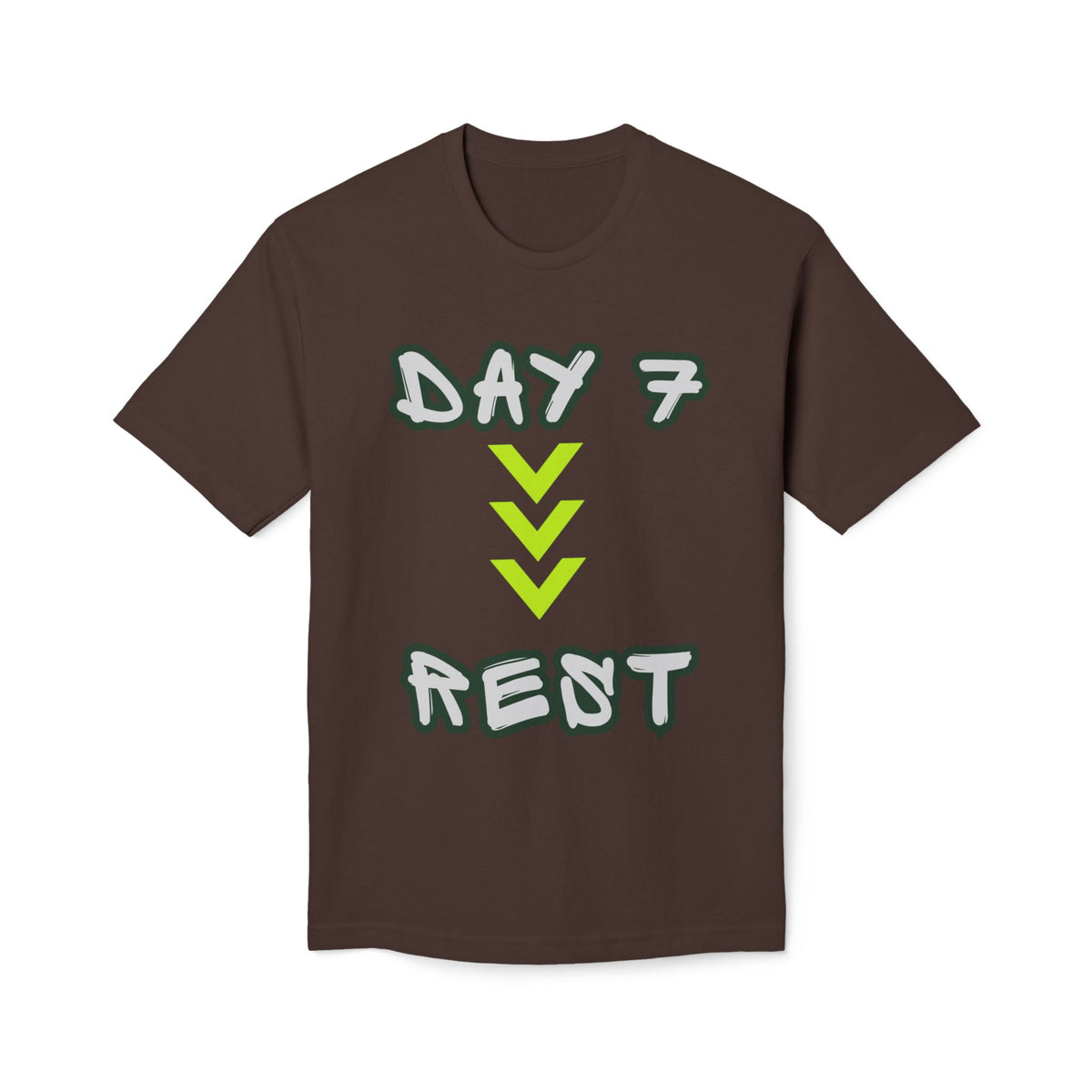 Day 7 Rest T-Shirt — Genesis 2:2 Faith &amp; Sabbath Shirt
