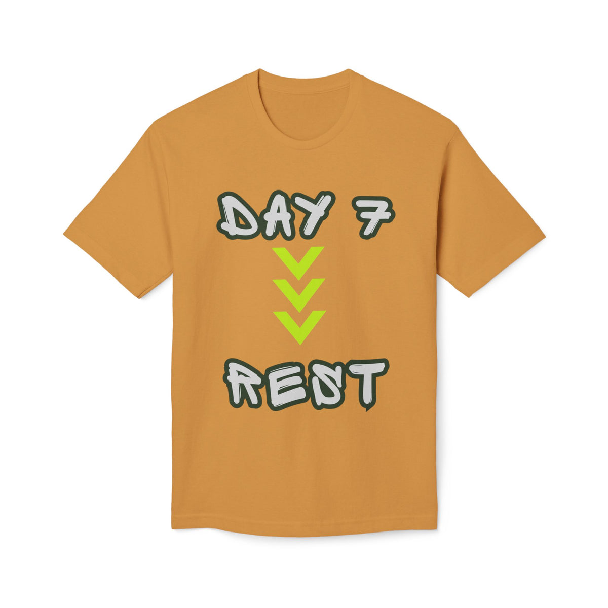 Day 7 Rest T-Shirt — Genesis 2:2 Faith &amp; Sabbath Shirt