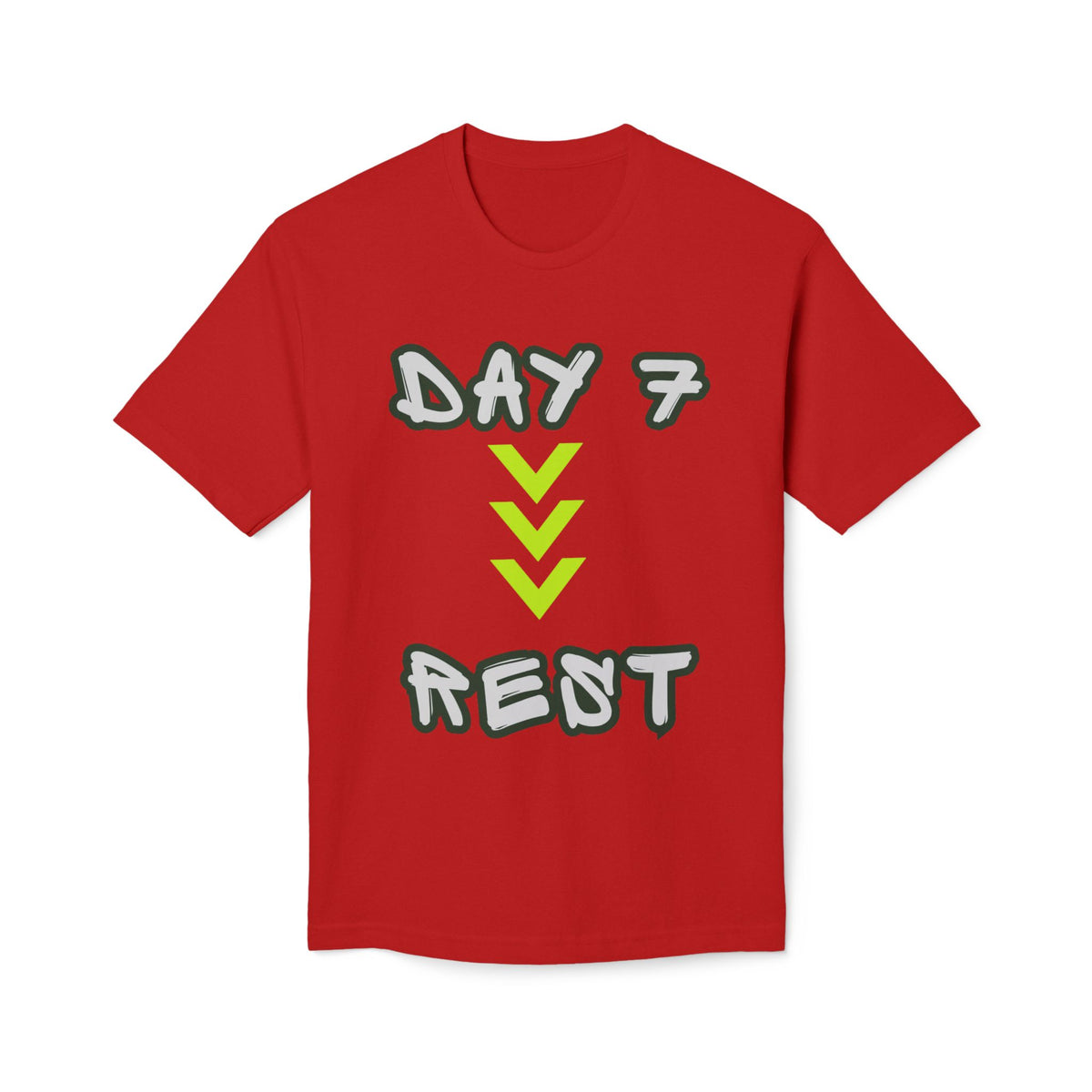 Day 7 Rest T-Shirt — Genesis 2:2 Faith &amp; Sabbath Shirt