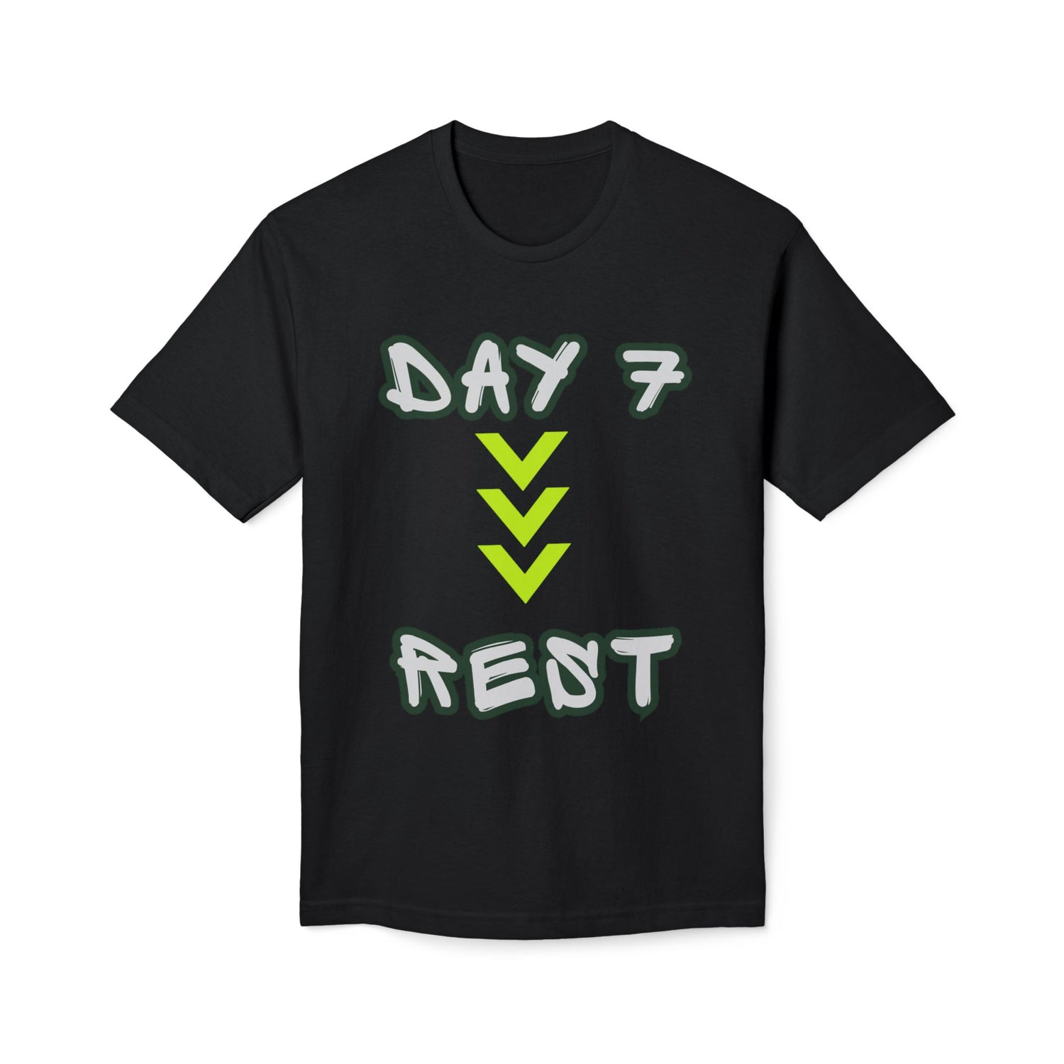 Day 7 Rest T-Shirt — Genesis 2:2 Faith &amp; Sabbath Shirt