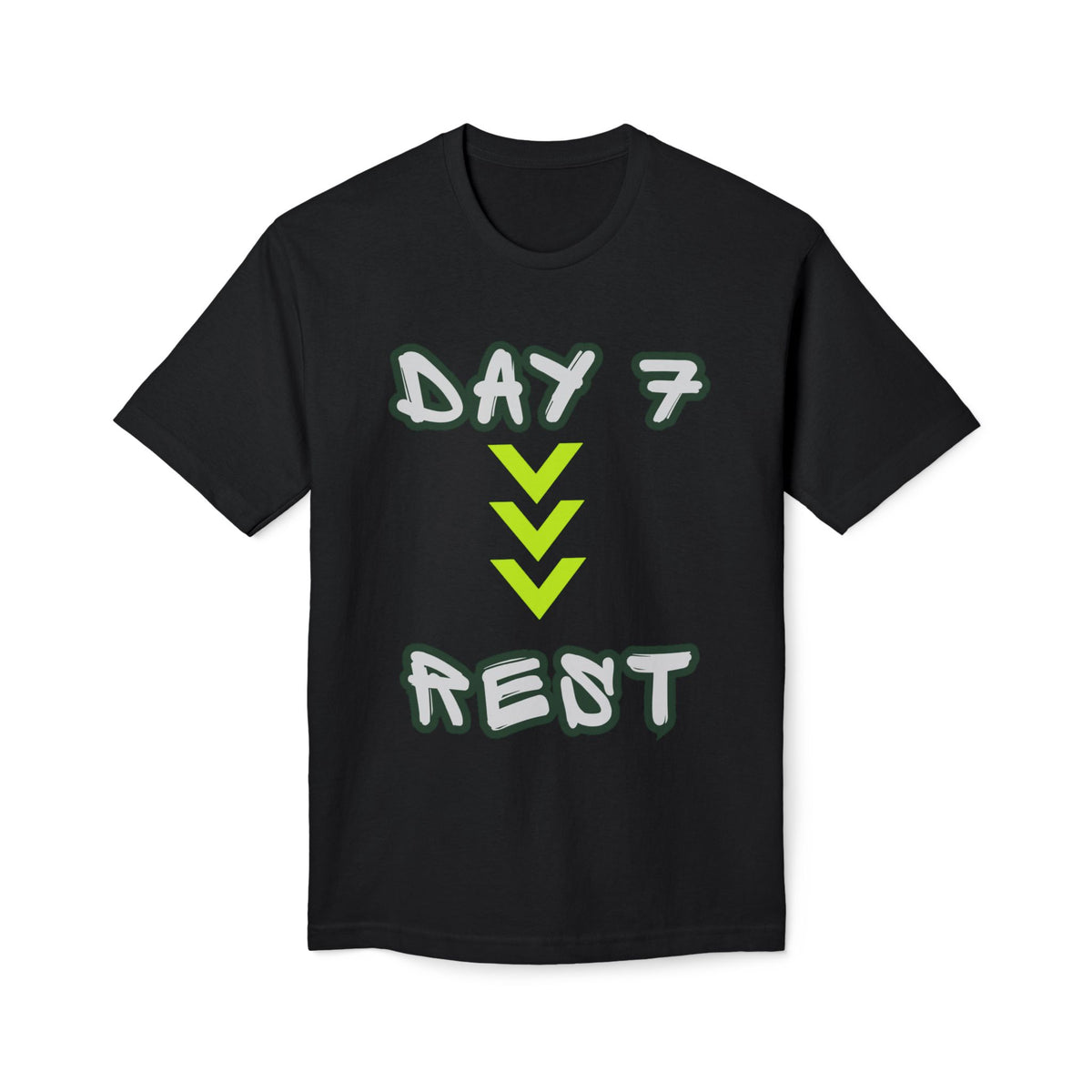 Day 7 Rest T-Shirt — Genesis 2:2 Faith &amp; Sabbath Shirt